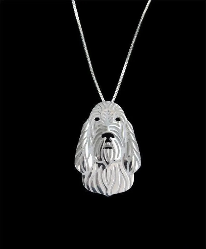 New Cute Spinone Pendant & Chain !