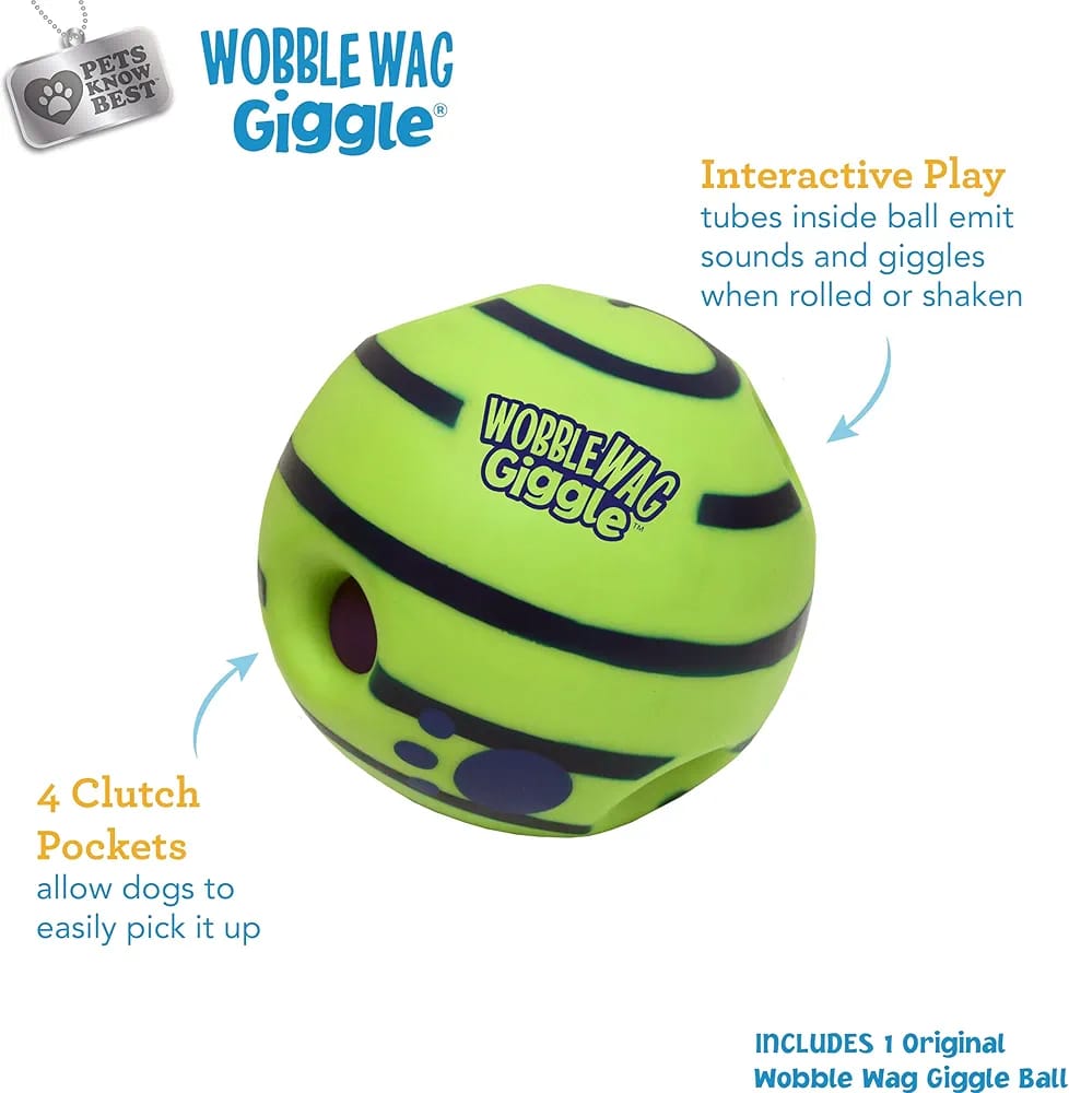 New Wobble Wag Giggle Ball !