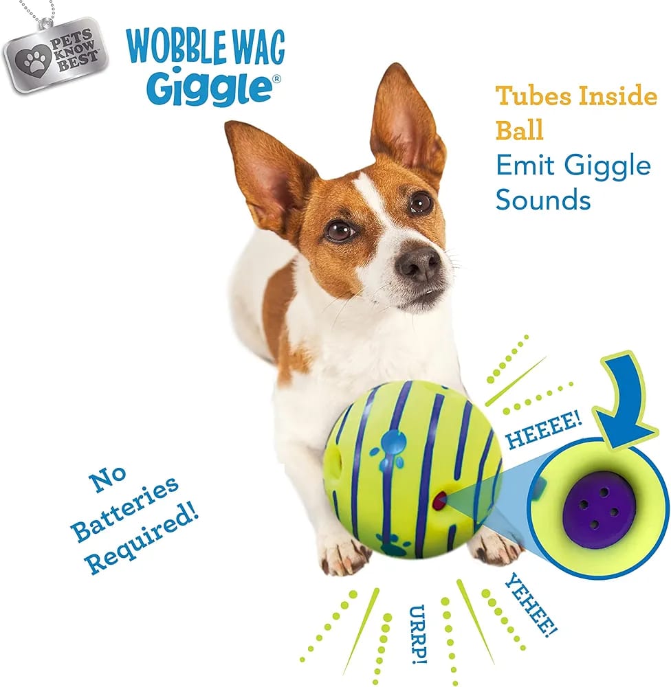 New Wobble Wag Giggle Ball !