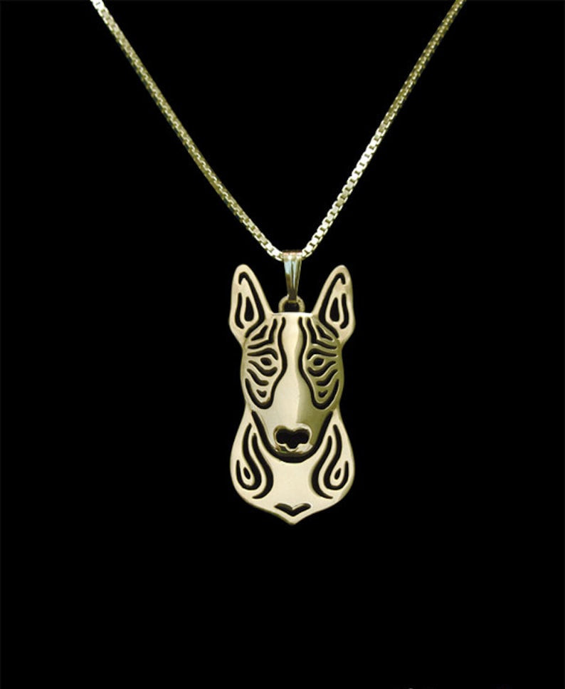 New Cute Bull Terrier Necklace !