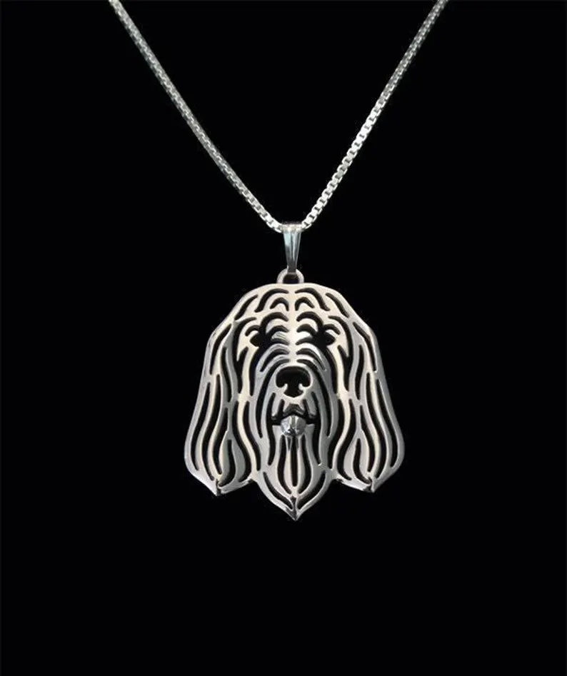 New Cute Otterhound Pendant & Chain !