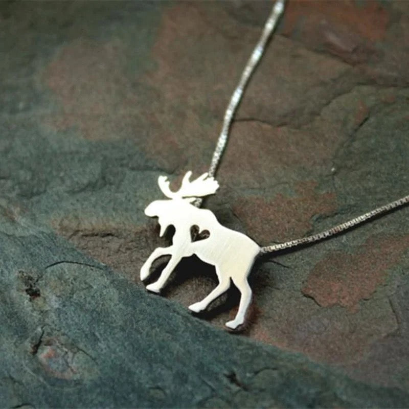 New Cute Tiny Moose Necklace !