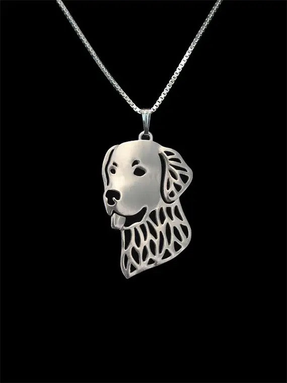 New Cute Tiny Labrador Pendant & Chain !