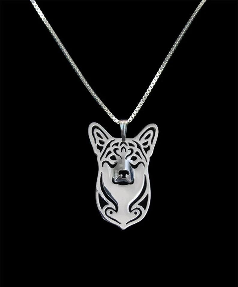 New Cute Corgi Pendant & Chain !