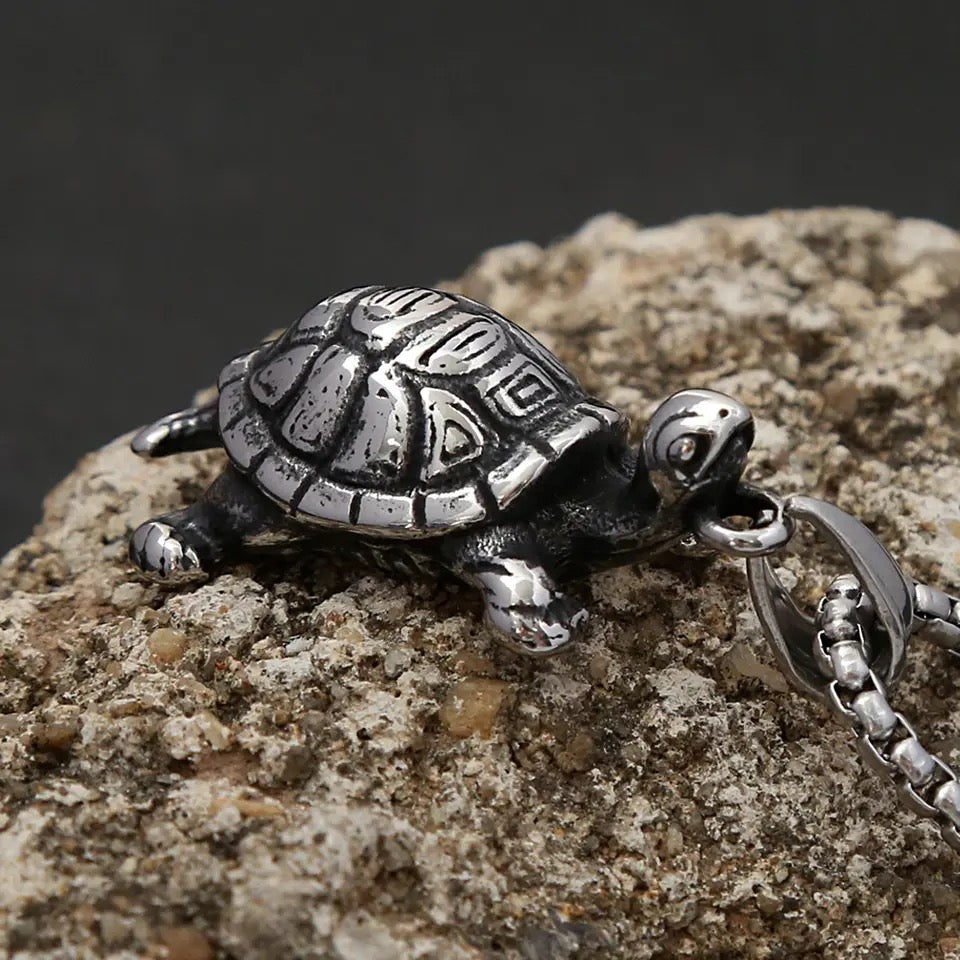 New Cute Turtle Pendant & Chain !