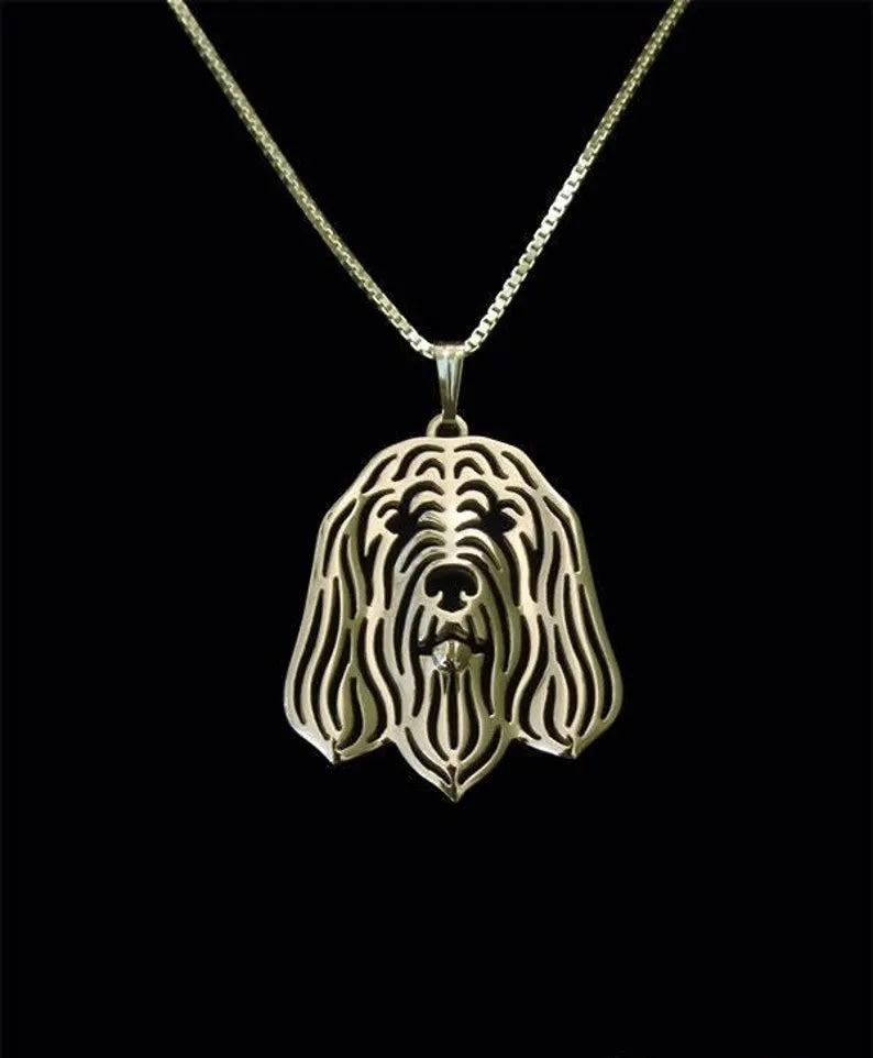 New Cute Otterhound Pendant & Chain !