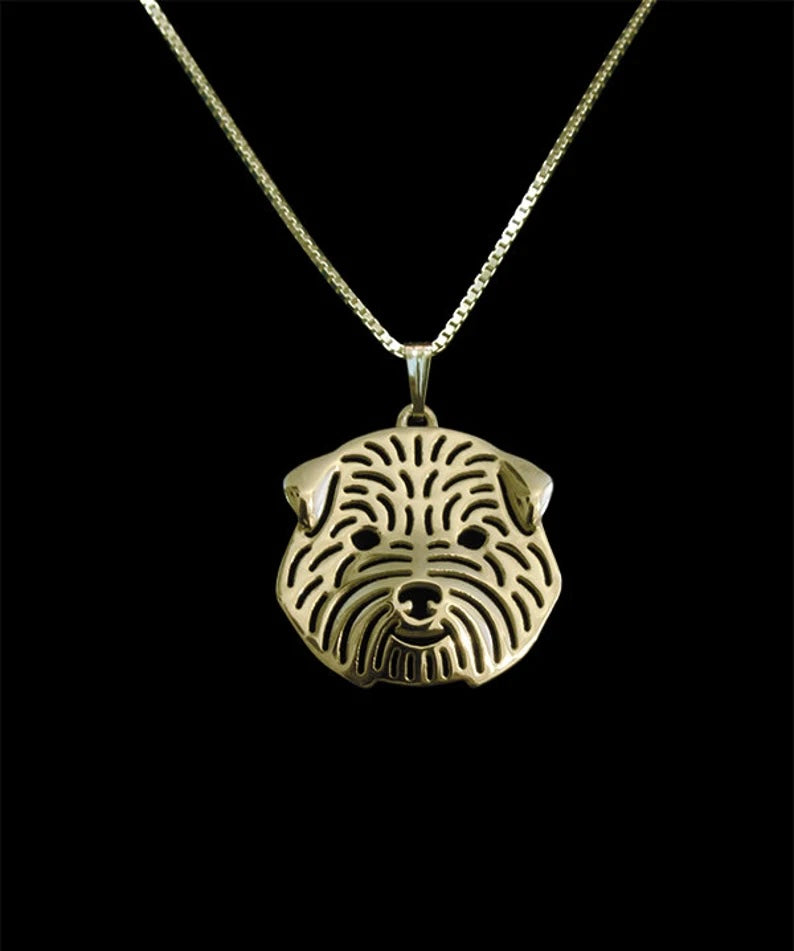 New Cute Norfolk Terrier Pendant & Chain !