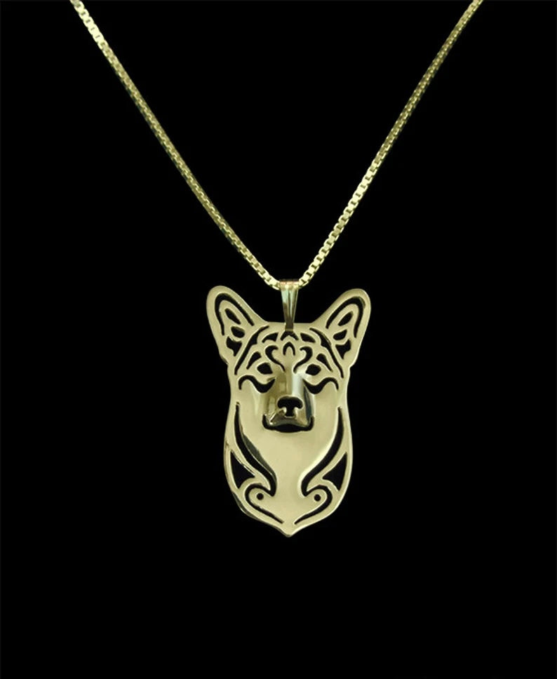 New Cute Corgi Pendant & Chain !