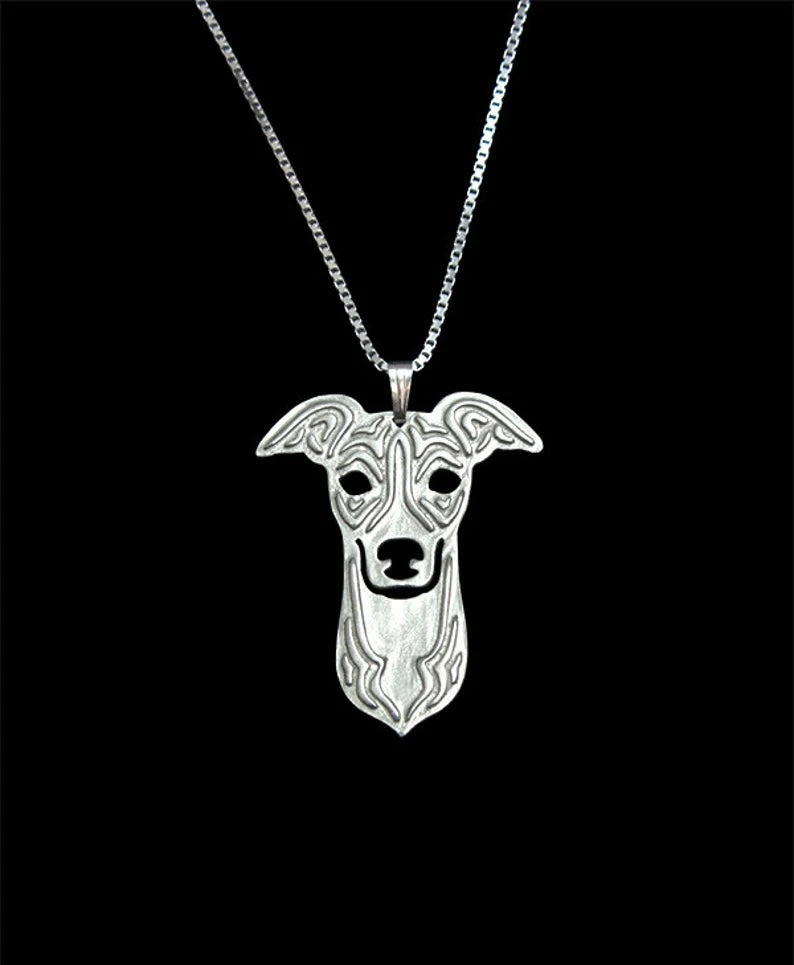 New Cute Lurcher Necklace!