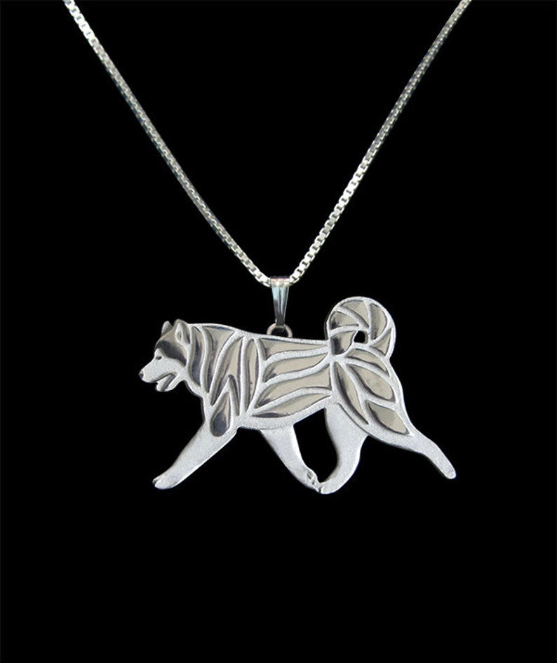 New Cute Husky Necklace !