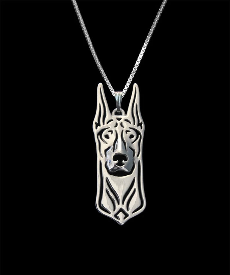 New Cute Doberman Necklace !