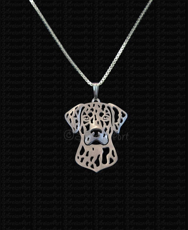 New Cute Tiny Catahoula Pendant & Chain !