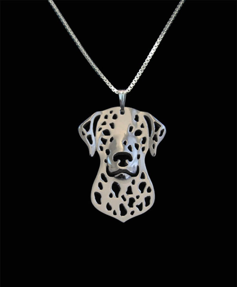 New Cute Tiny Dalmatian Necklace!