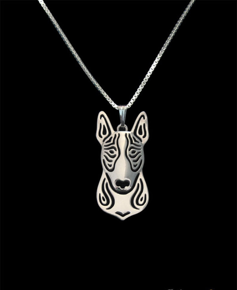 New Cute Bull Terrier Necklace !