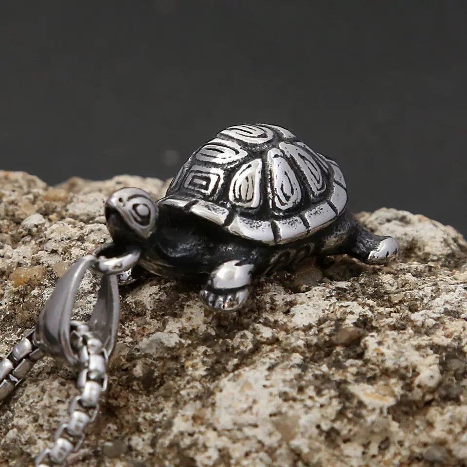 New Cute Turtle Pendant & Chain !