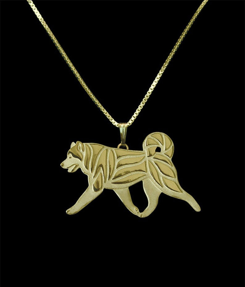 New Cute Husky Necklace !