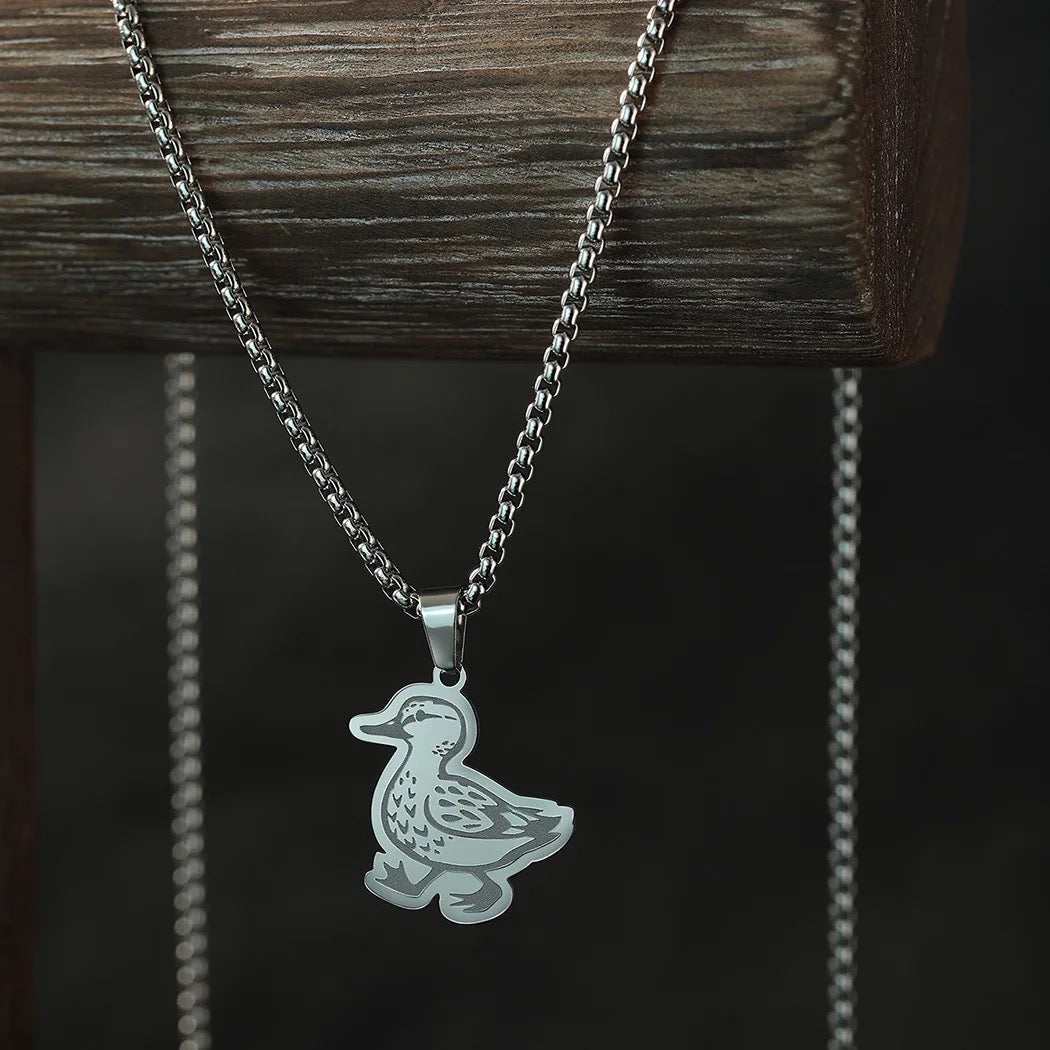 New Cute Duck Pendant & Chain !