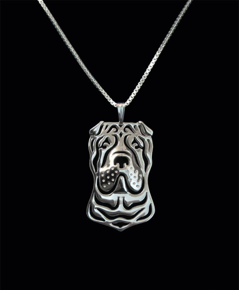 New Cute Tiny Shar Pei Necklace !