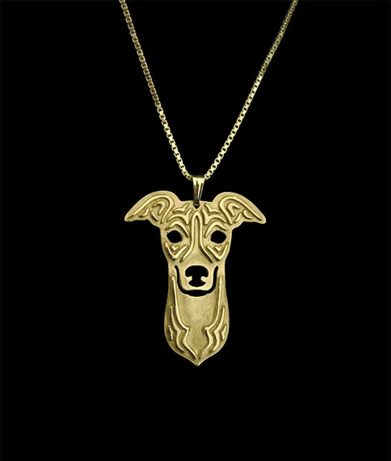 New Cute Lurcher Necklace!