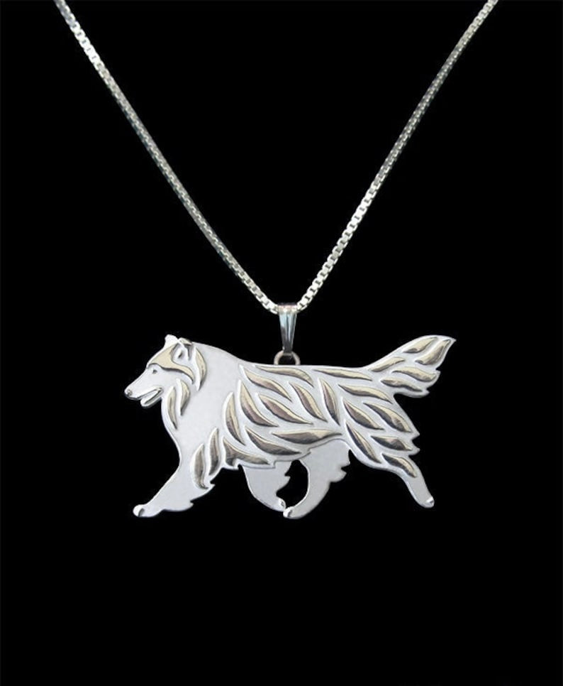 New Cute Rough Collie Necklace !