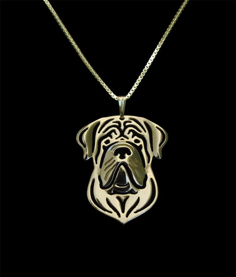 New Cute Mastiff Pendant & Chain !