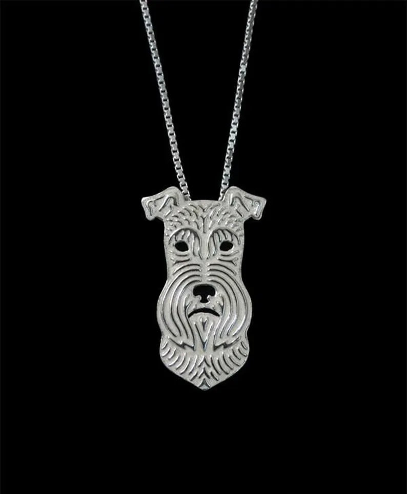 New Cute Schnauzer Pendant & Chain !