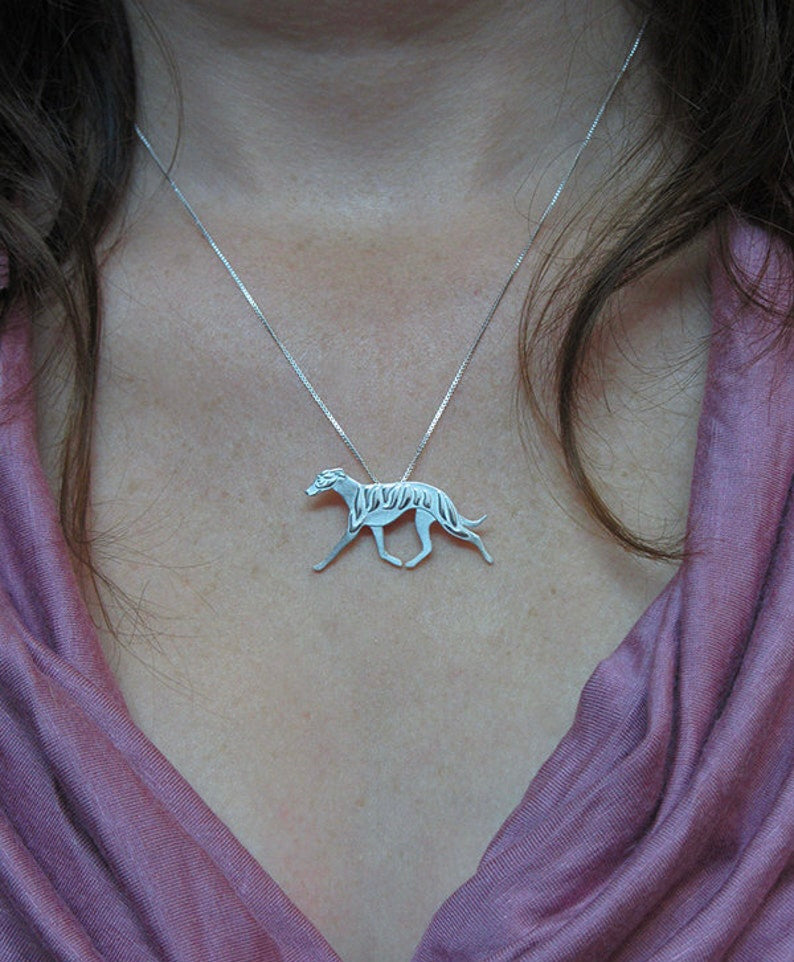 New Cute Greyhound Movement Necklace !