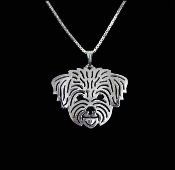 New Cute Tiny Lhasa Apso Necklace !