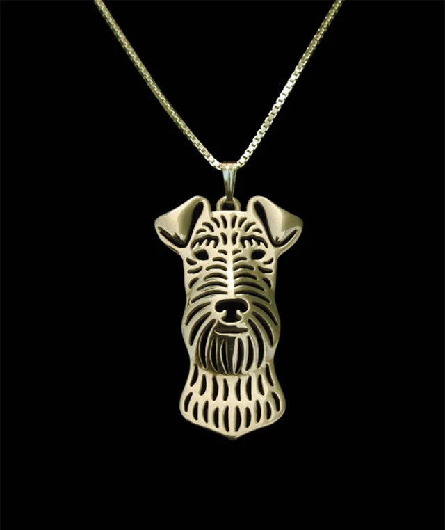 New Cute Welsh Terrier Pendant & Chain !