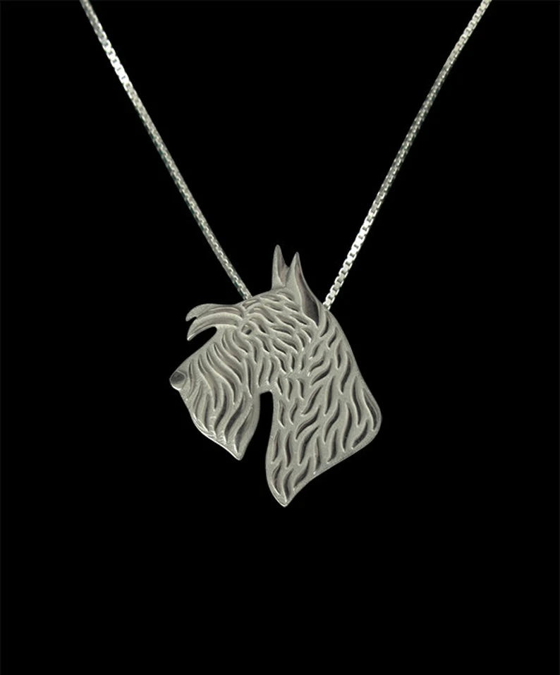 New Cute Scottish Terrier Pendant & Chain !