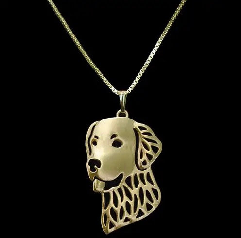 New Cute Tiny Labrador Pendant & Chain !