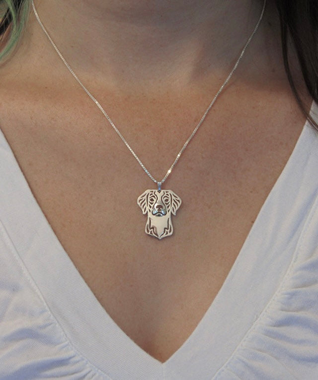 New Cute Brittany Pendant & Chain !