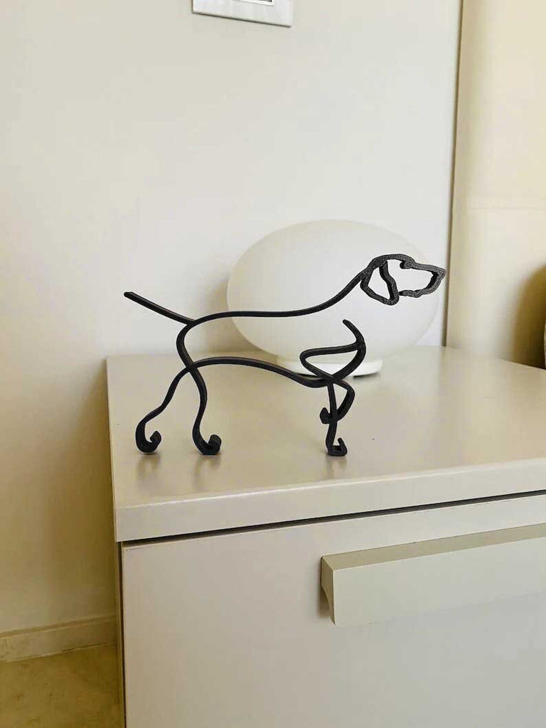 German Shorthaired Pointer Minimalist Art Sculpture