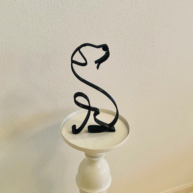 Labrador Minimalist Art Sculpture