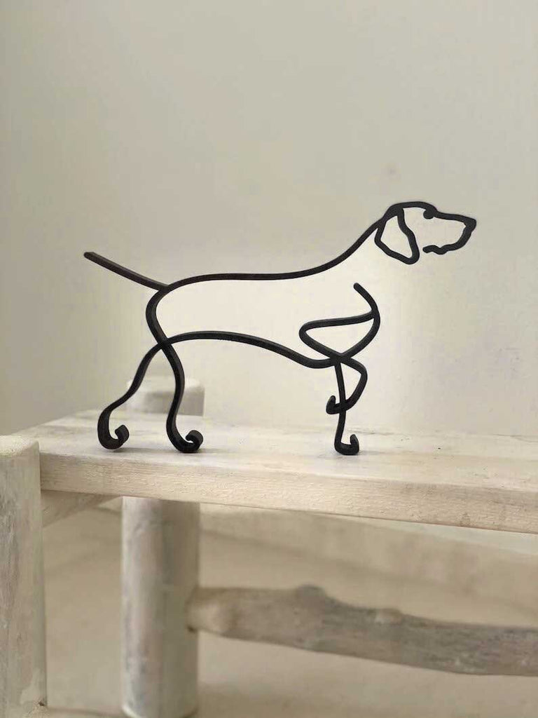 German Shorthaired Pointer Minimalist Art Sculpture