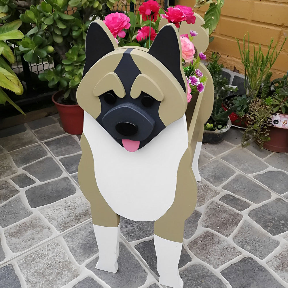 American Akita Planter