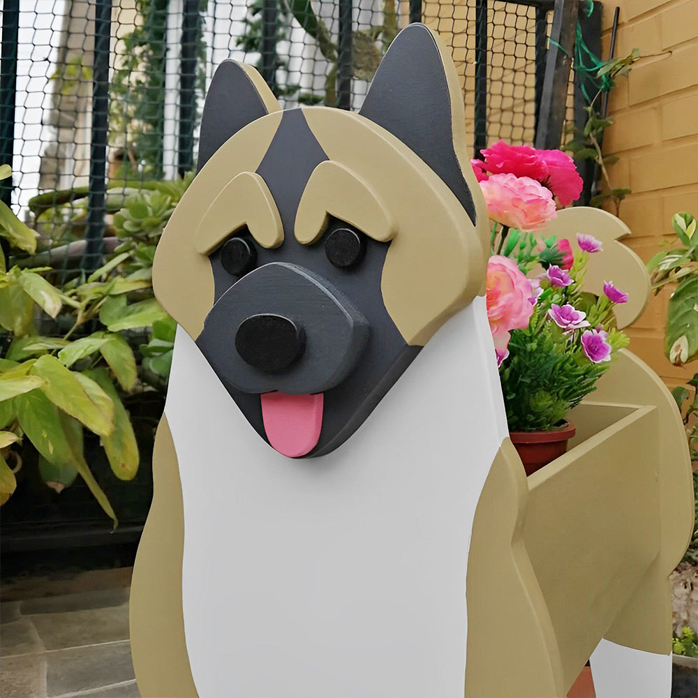 American Akita Planter