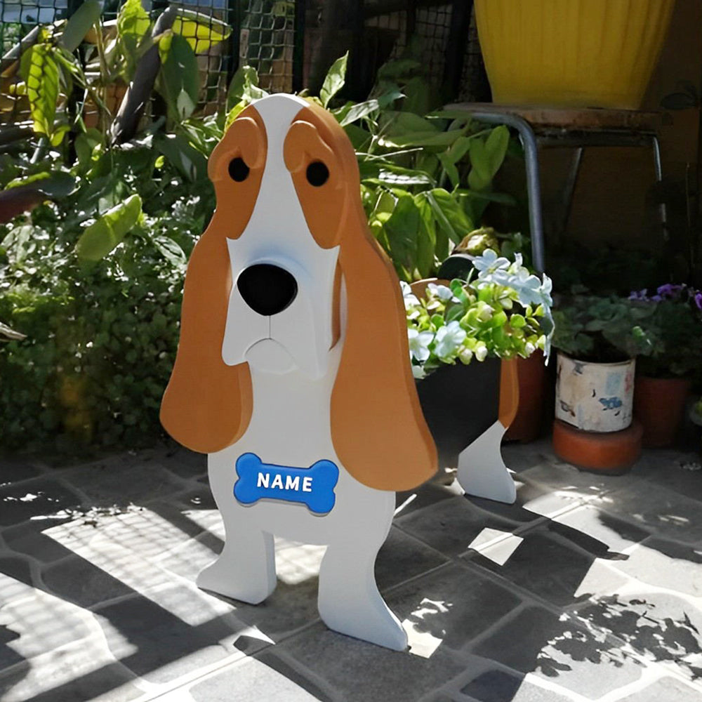 Basset Hound Planter