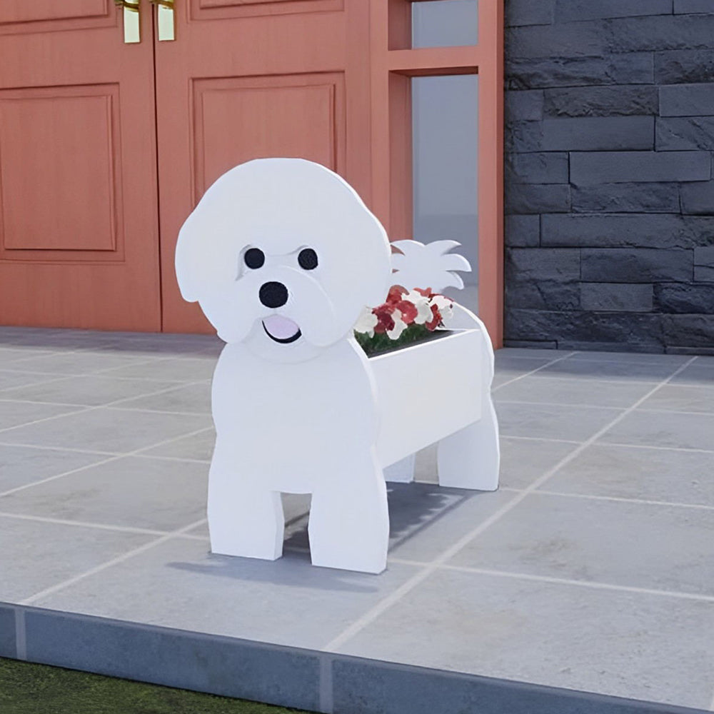 Bichon Fries Planter