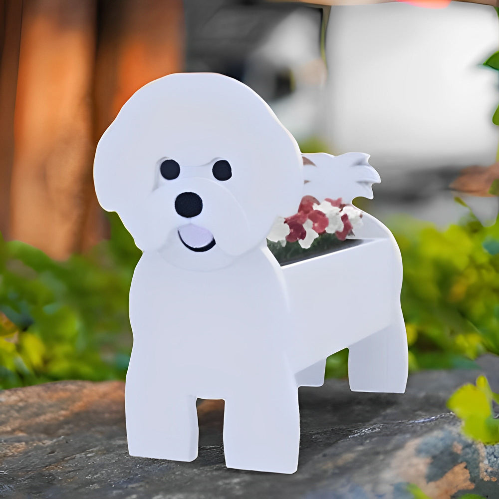 Bichon Fries Planter