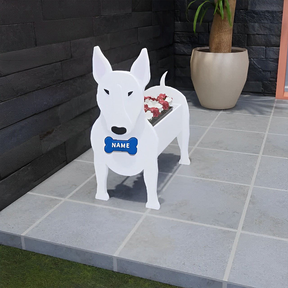 Bull Terrier Planter