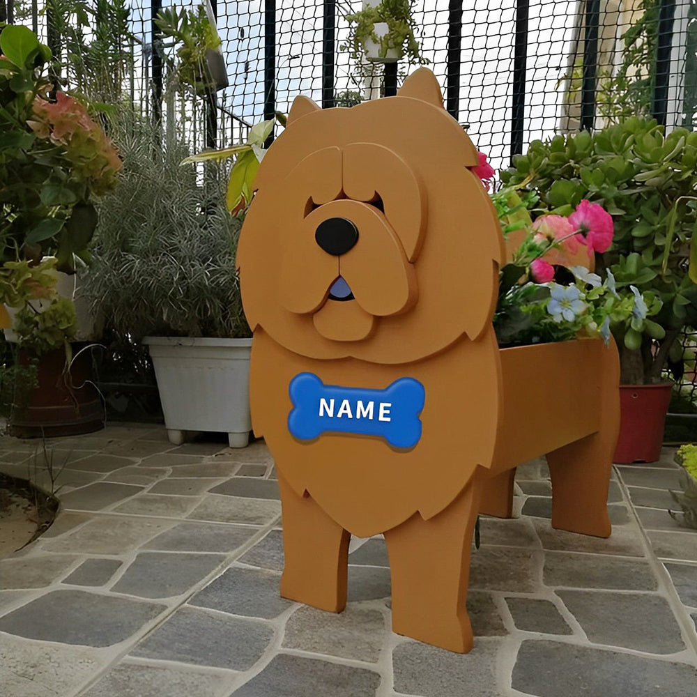 Chow Chow Planter