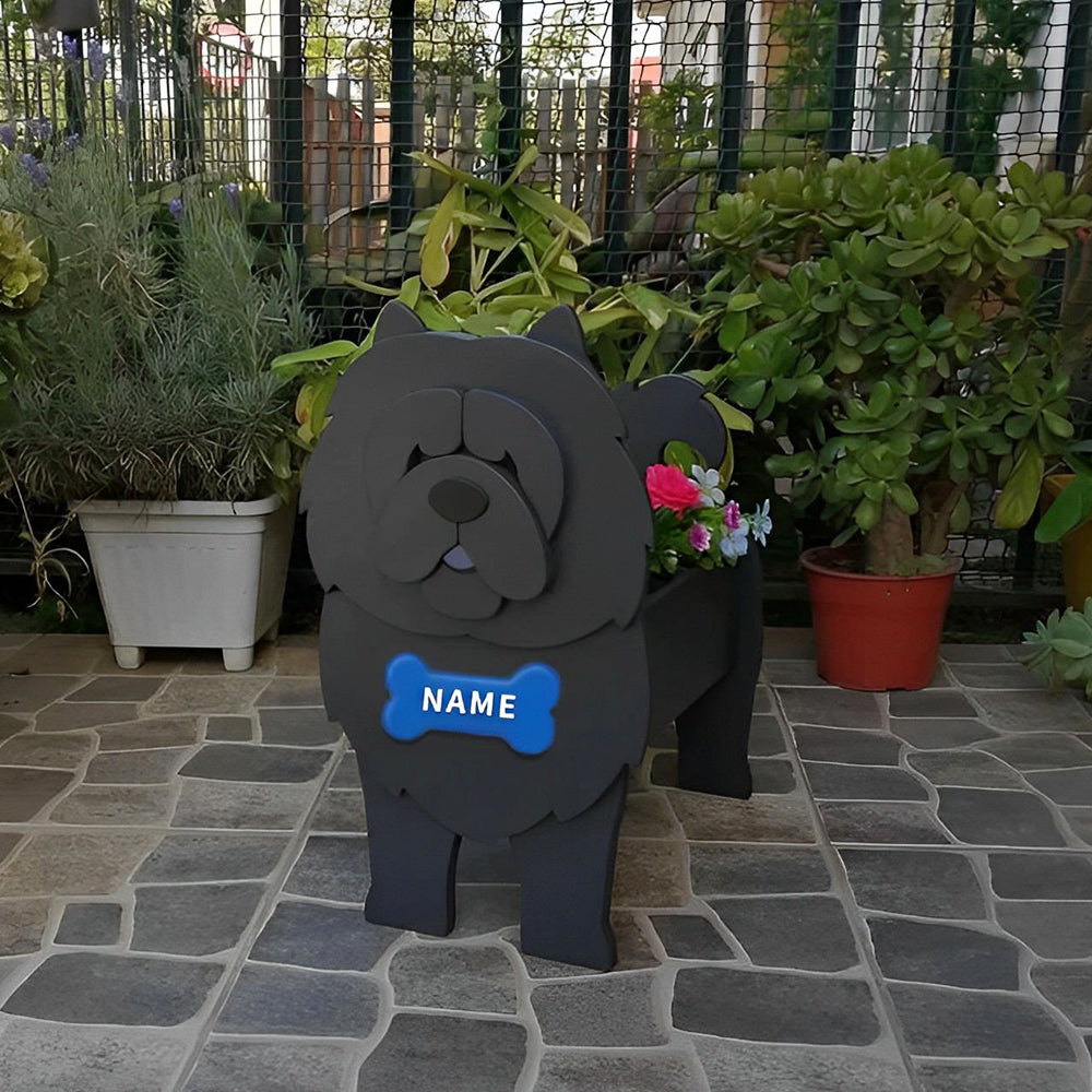 Chow Chow Planter