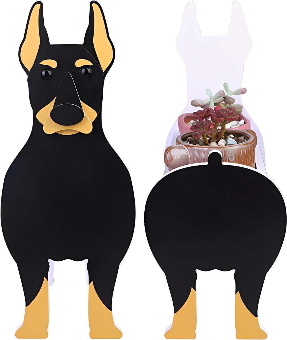 Doberman Pinscher Planter