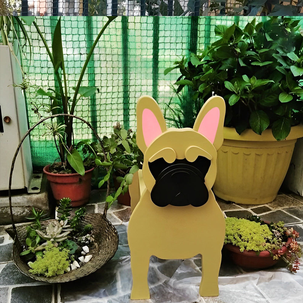 French Bulldog Planter