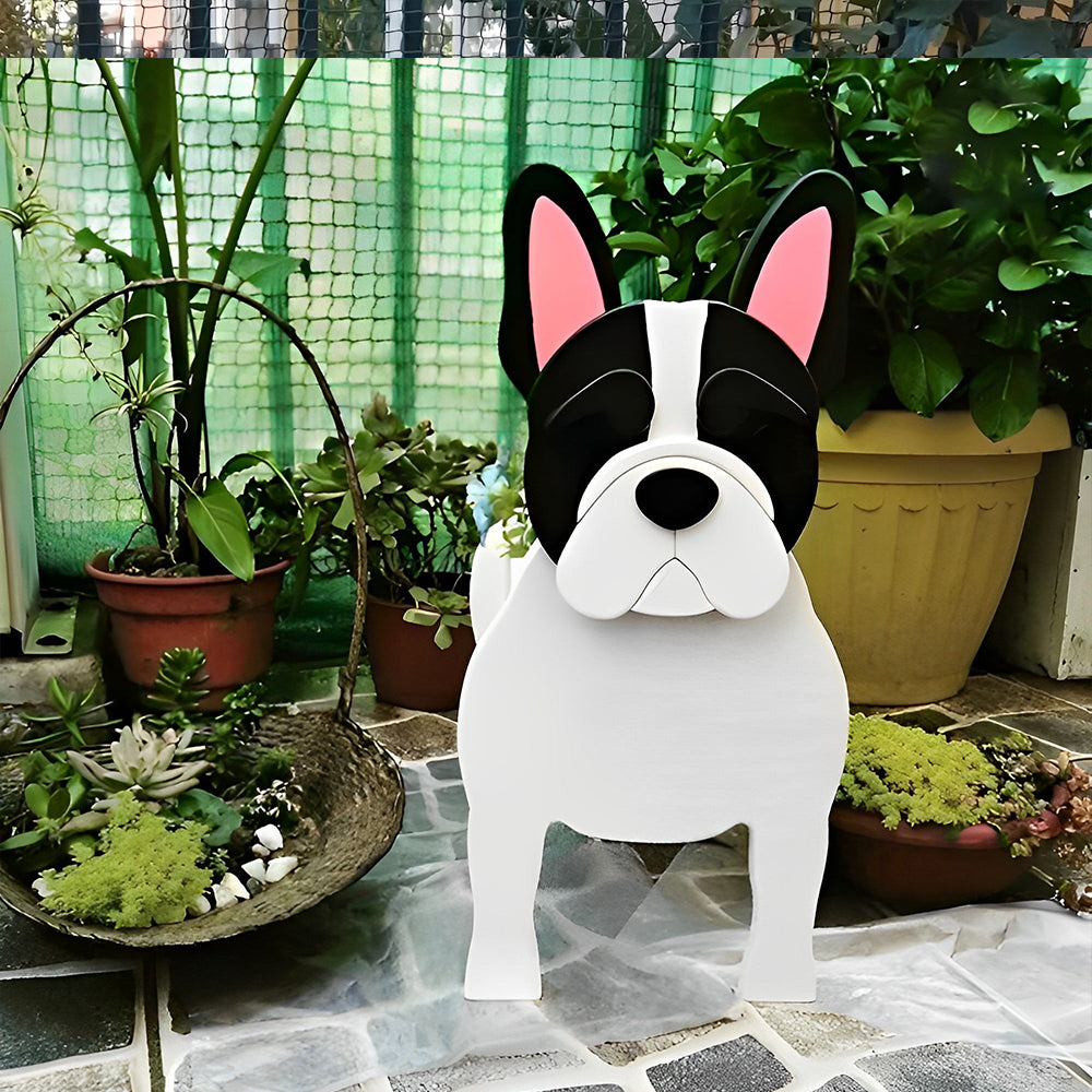 French Bulldog Planter