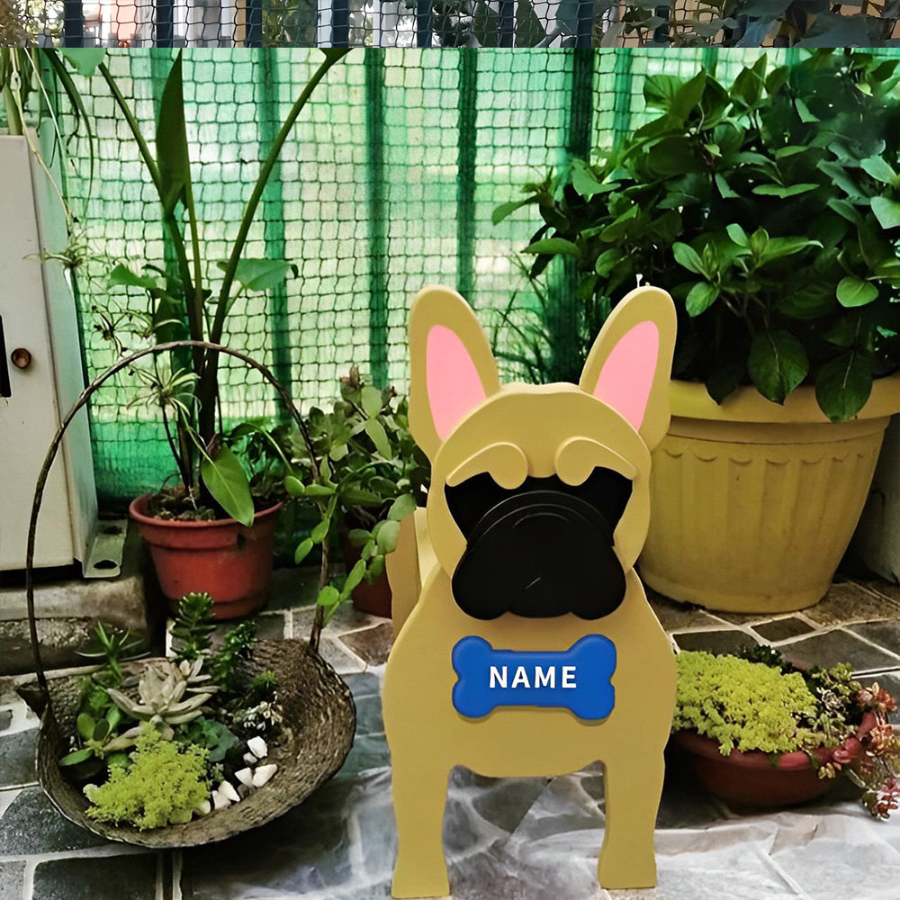 French Bulldog Planter