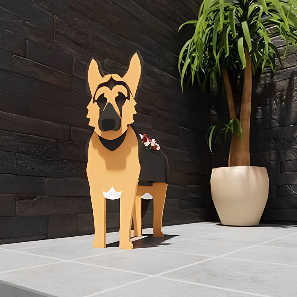 German Shepherd Planter