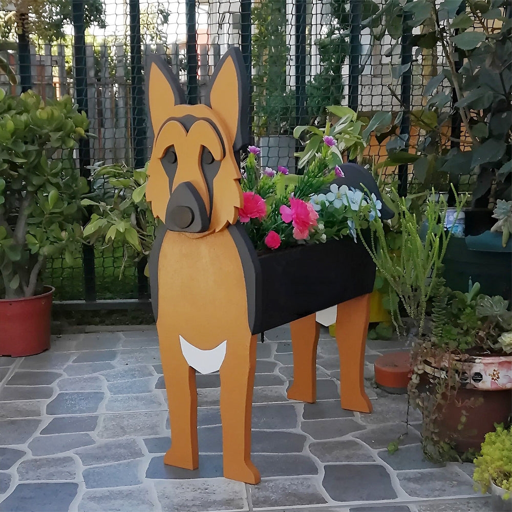 German Shepherd Planter