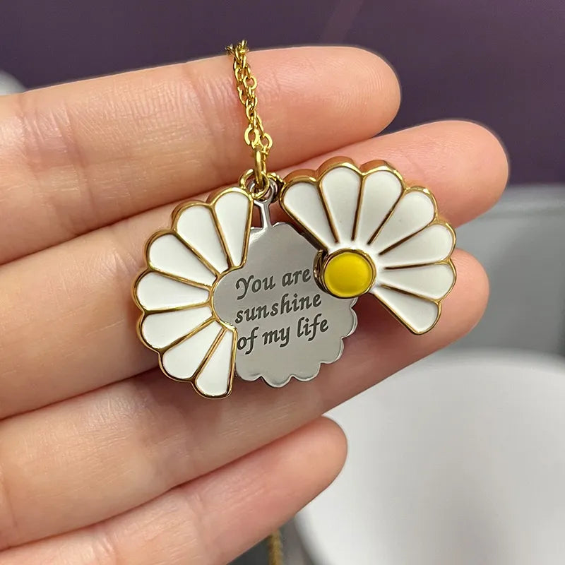 You Are My Sunshine of My Life Letter Necklaces